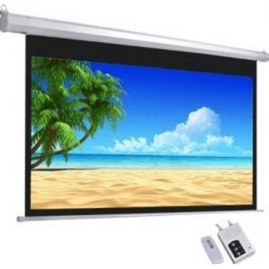 I-View Electrical Projector Screen with Remote 172×130 – 84 inch Diagonal — 1