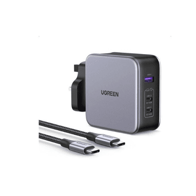 Ugreen 140W GaN Dual USB-C & USB-A Super Fast PD Mains Charger with USB-C cable — 1