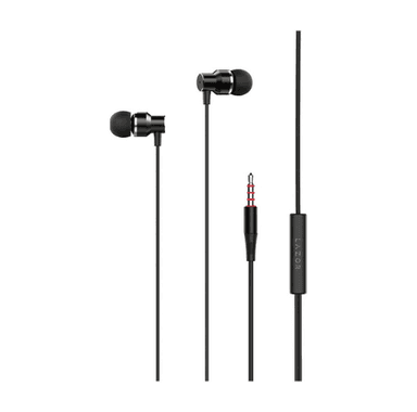 Lazor Harmony Wired In-Ear Earphones with Stereo Sound Driver & Mic, EA36, Black — 1