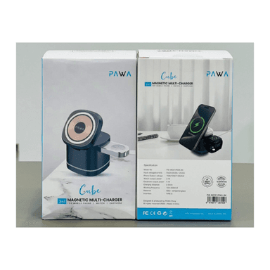 Pawa Cube 3IN1 Magentic Multi-Charger with Atmospheric Light — 1