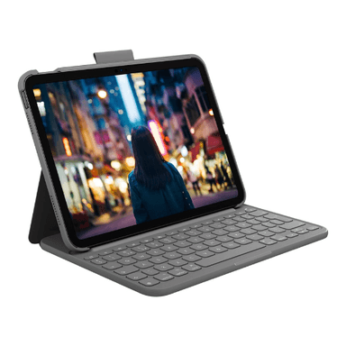Logitech Slim Foliio IPAD 10TH Gen Arabic Cover With Keyboard — 1