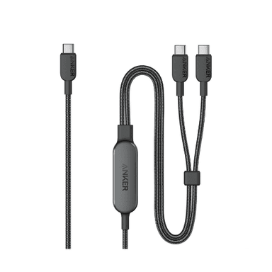 Anker 2 IN 1 USB C TO C 4 FT 140W Cable Black — 1