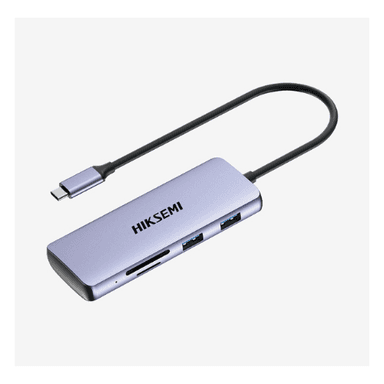 HIKSEMI DS8 Type-C To HDMI+USB3-3+USB2+SD-TF+PD Multifunction HUB — 1