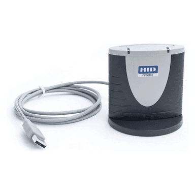 HID OMNIKEY 3121 R31210320-01 Smart Card Reader - USB 3. 0 - Gray — 1