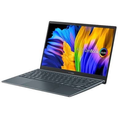 Asus Zenbook 13 OLED UX325EA-OLED001W Slim Laptop – Core i7 2.8GHz 16GB 1TB Shared Win11Home 13.3inch FHD OLED Pine Grey English/Arabic Keyboard — 1