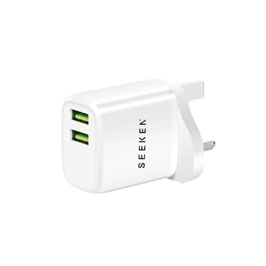 Seeken Sa-124 Dual Usb Adapter With Micro Cable — 1