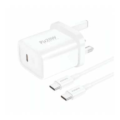 Foneng UK30 PD 20W Fast Charger With USB C TO Lightning Cable Fast Charging — 1