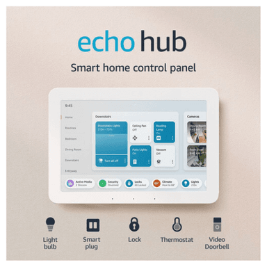 Amazon Echo Hub 8" Smart Home Control Panel with Alexa — 1