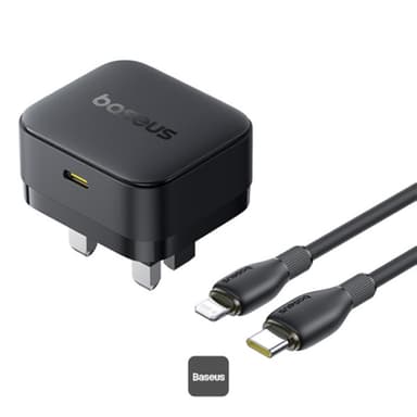 Baseus 20W PD Palm Fast Charger with USB C to Lightning Cable — 1