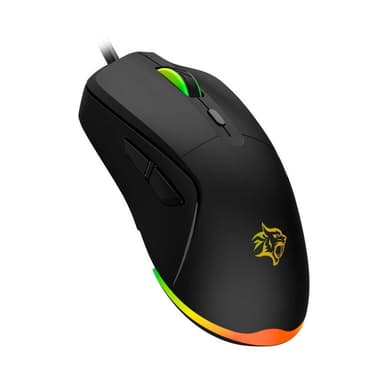 Porodo Gaming Mouse 7200 DPI RGB Lights 1.5M Braided Cable — 1