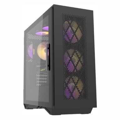 Dark Flash DLS480 White ATX Glass Cassing with 4 RGB Fans — 1