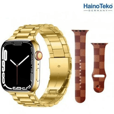 Haino Teko G8 Max Smart Watch, 45mm Bluetooth Call Wireless Charging Waterproof Gold — 1