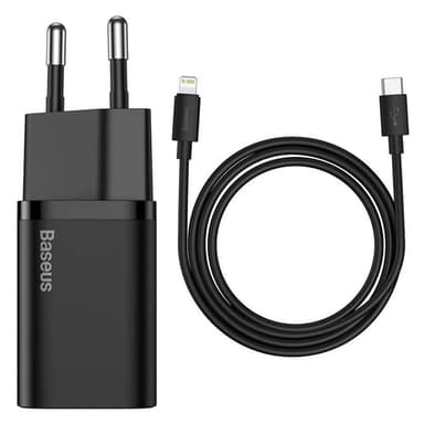 Baseus 20W PD Palm Fast Charger with USB C to USB C Cable — 1