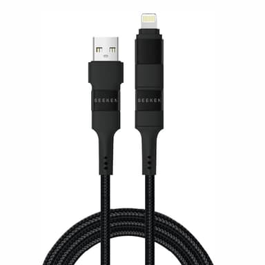 Seeken SC4-1 4 in 160W 1M Braided Cable — 1