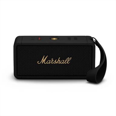 Marshall Middleton Portable Wireless Bluetooth Speaker MIDDLETON2-(Black/Brass, Cream) — 1