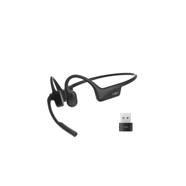 After SHOKZ OpenComm2 UC 2025 Upgrade Bone Conduction Wireless Headset with USB-C Dongle C110-AN-BK-EU — 1