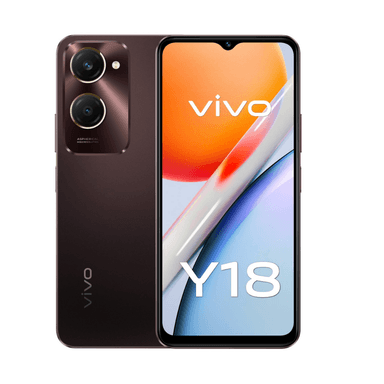 Vivo Y18 Dual SIM 4G Smartphone, 6 GB RAM, 128 GB storage, Mocha Brown — 1