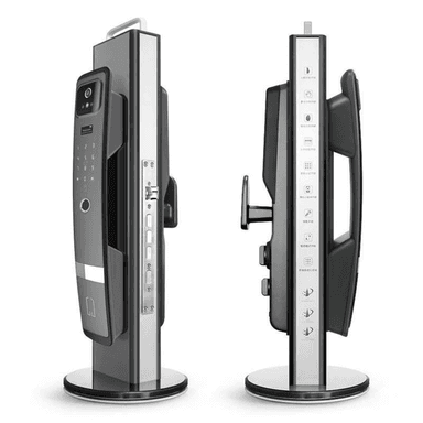 INTELLIGENT LOCK GY-H20P-3D SMART HANDLE LOCK, FINGURE PRINT, Password, Keys, RFID Card — 1