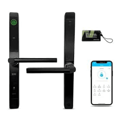 Intelligent Lock GY-HR21 Smart Handle Lock, Fingure Print, Access Control, Key & Card — 1