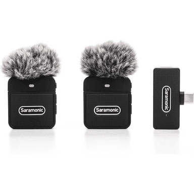 Saramonic Blink 100 B6 Ultra-Portable 2-Person Clip-On Wireless Mic for Mobile Devices & Computers with USB-C — 1