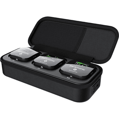 Saramonic Blink 900 B2 2-Person Wireless Clip-On Mic System w/ Lavaliers & Charging Case for Cameras & Mobile — 1