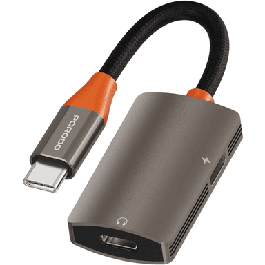 Porodo Audio Link Duo Lightning Audio & Charge Splitter — 1