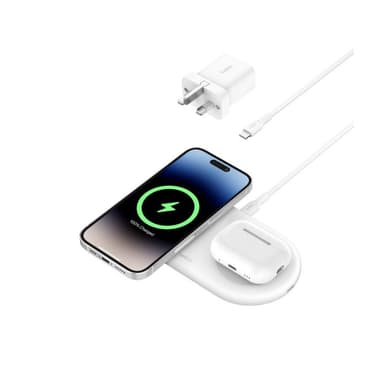 BoostCharge Pro 2-in-1 Magnetic Wireless Charging Pad with Qi2 15W — 1