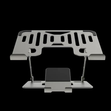 PORODO 2-in-1 Adjustable and Foldable Laptop with Mobile Stand PD-HSM09-SL — 1