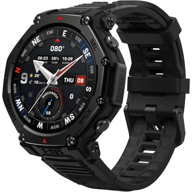 Amazfit T-Rex 3 Pro 48mm Smart Watch Black - Genuine Rugged GPS Smartwatch — 1