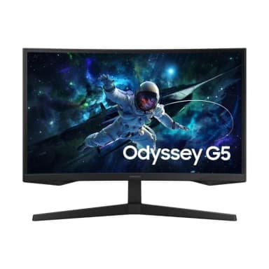 Samsung Odyssey G55C 27 Inch 165Hz Monitor | Ultimate QHD Curved Gaming Display — 1