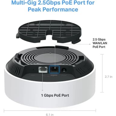 TP-Link Deco X50 PoE AX3000 Wi-Fi 6 Mesh System (1 Pack) — 1