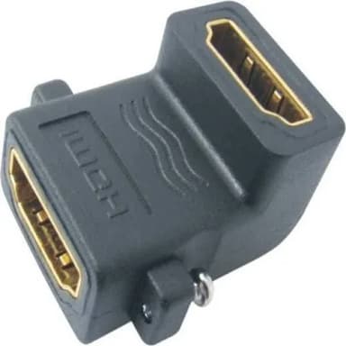 HDMI Female to Female L Adapter – High-Speed HDMI Coupler — 1