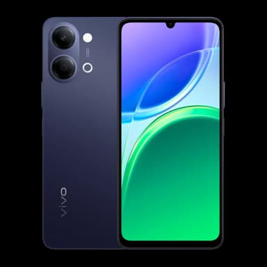 Vivo Y05 4G Mobile Phone, 6.74" HD+ 120Hz Display, T7225 Processor, 4GB RAM, 64GB/128GB ROM, 6500mAh Battery, 8MP Camera — 1