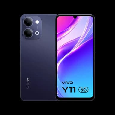 Vivo Y11 5G Mobile Phone 4/128GB, 6.74" 120Hz IPS LCD Display, MediaTek Dimensity 6300, 13MP Camera, 6500mAh Battery, IP65 — 1