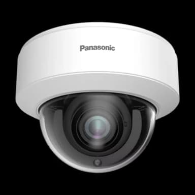 Panasonic 4MP Value Series Varifocal Dome Network Camera, High-Resolution IP Security Camera with 4 Megapixel Video, Adjustable Varifocal Lens, Dome Design, Outdoor Surveillance and Remote Monitoring — 1