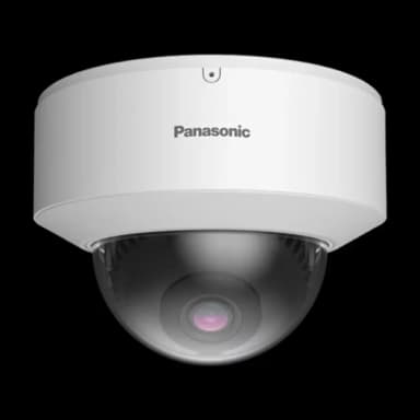 Panasonic PM-VD5ULFR-W 5MP Dome Camera - Project Series IP Security Camera, 5MP Resolution, 120dB WDR, 30m IR Night Vision, IP67 Weatherproof & IK10 Vandal Proof, PoE, White — 1