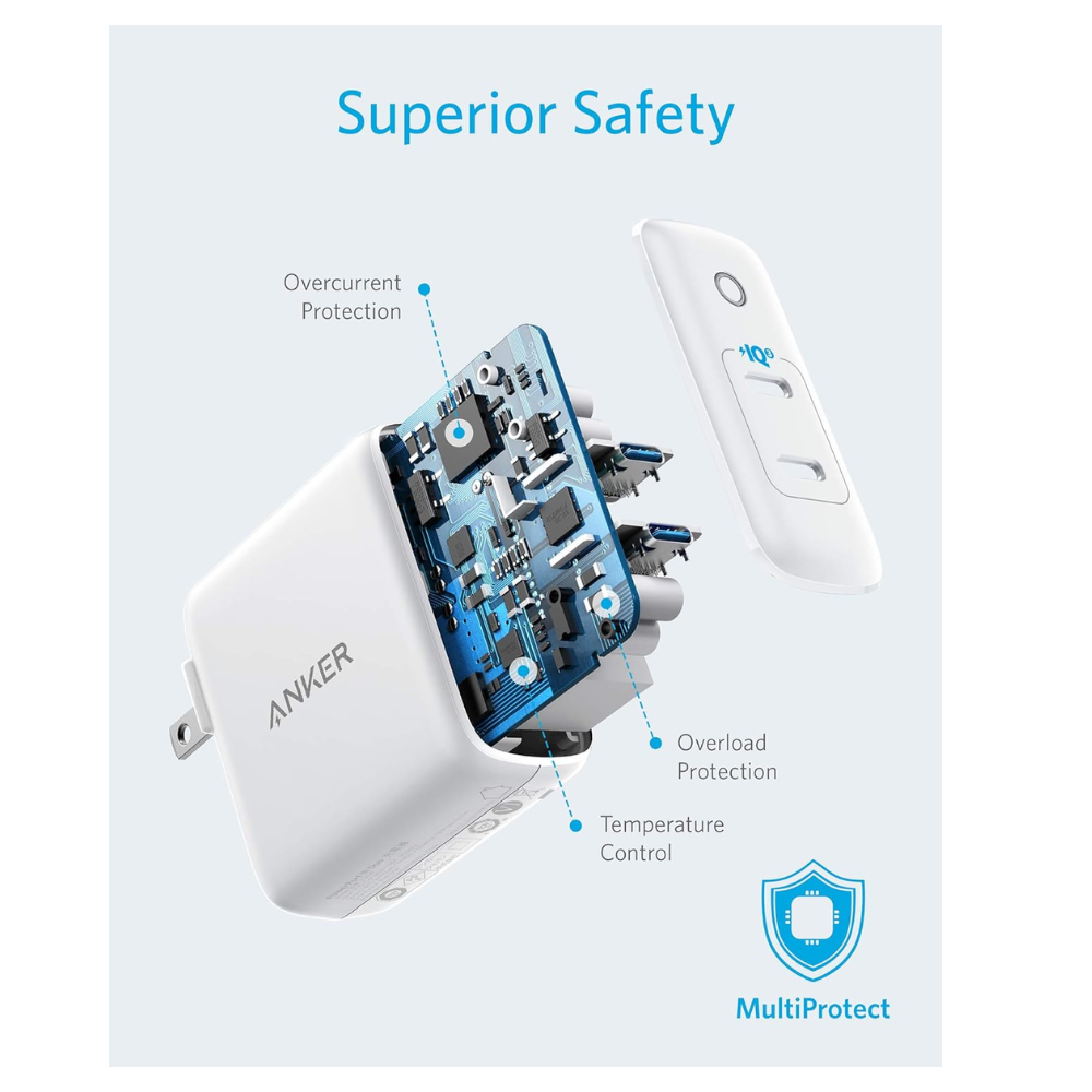 Anker Power Port III Duo 40W Charger A2628K22 — image 2