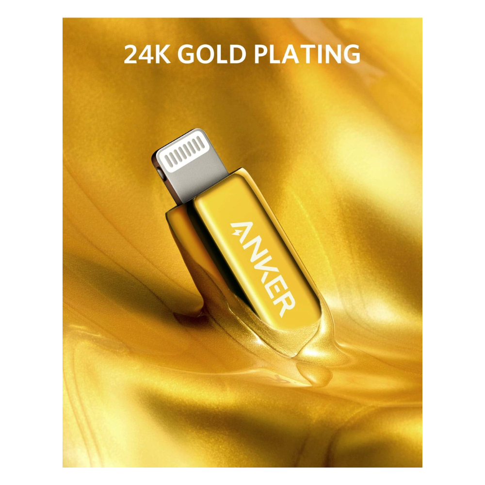 Anker Power Line III 24K Gold Plated USB C to Lightning Cable — image 4