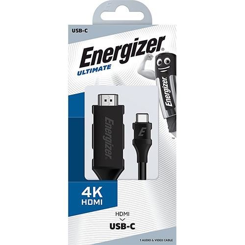 Energizer Type C To 4k HDMI Cable C112HKBK — image 2