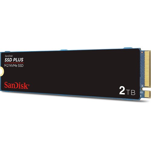 SANDISK SSD PLUS PCIe Gen 3 NVMe SSD, 3200MB/s R SDSSDA3N-2T00-G26 — image 2