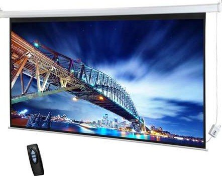 I View E200 Electrical Projector Screen with Remote Control 200×200 cms — image 2