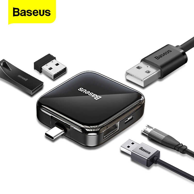 BASEUS Fully Foldable Portable 4 In 1 Type-C HUB Adapter B0005280 - Compact Multiport USB-C Hub — image 1