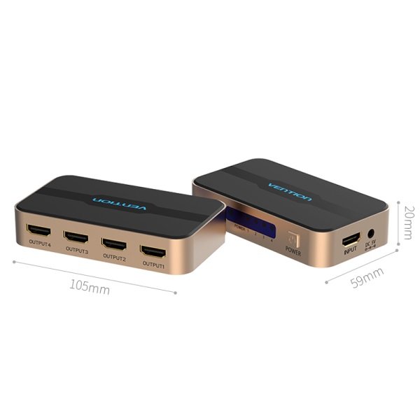 Vention HDMI Splitter 1 in 4 Out HDMI Splitter — image 2