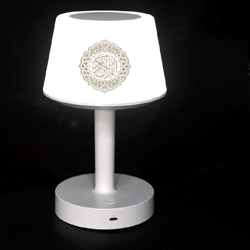 Equantu Desk Lamp Qur'an Speaker Azan Clock Bluetooth 7 Colors LED Touch Tab — image 3