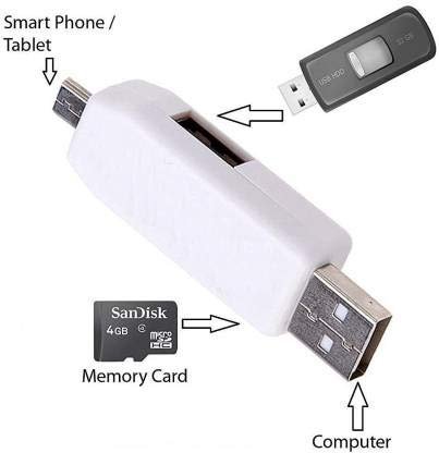 Earldom ET-OT05 Micro OTG + USB Hub Card Reader — image 2
