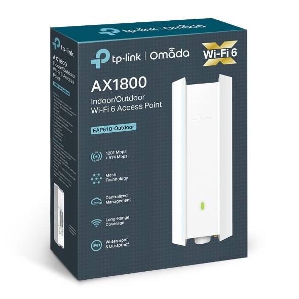 TP Link EAP610 Outdoor AX1800 Indoor / Outdoor WiFi 6 Access Point Advanced WiFi Coverage — image 5