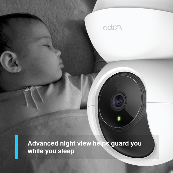 Tp Link C200 Tapo Pan Tilt Home Security Wifi Smart Camera motion detection  and Notification night vision (up to 30ft) — image 3