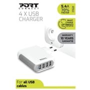 Port Connect  4 USB Wall Charger White — image 2