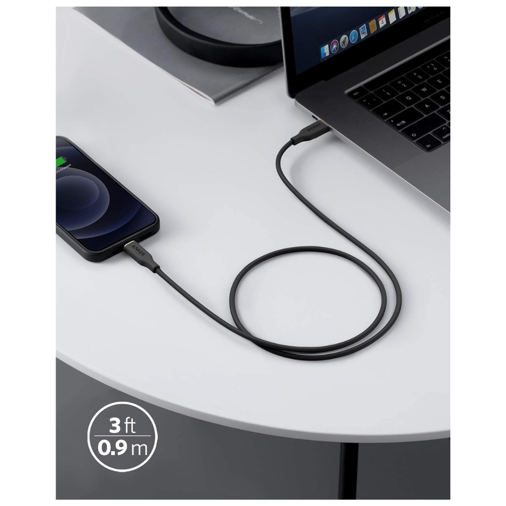 Anker A8842H11 Powerline III USB C Cable With Lightning Connector 3ft — image 3