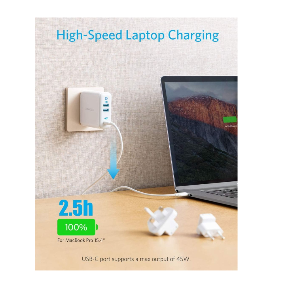 Anker A2033H21 PowerPort III 3-Ports 65W Charger — image 3